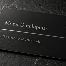 Gümüş Ayıraç kart tasarımı